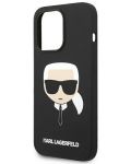 Калъф Karl Lagerfeld - Karl Head, iPhone 14 Pro, черен - 4t